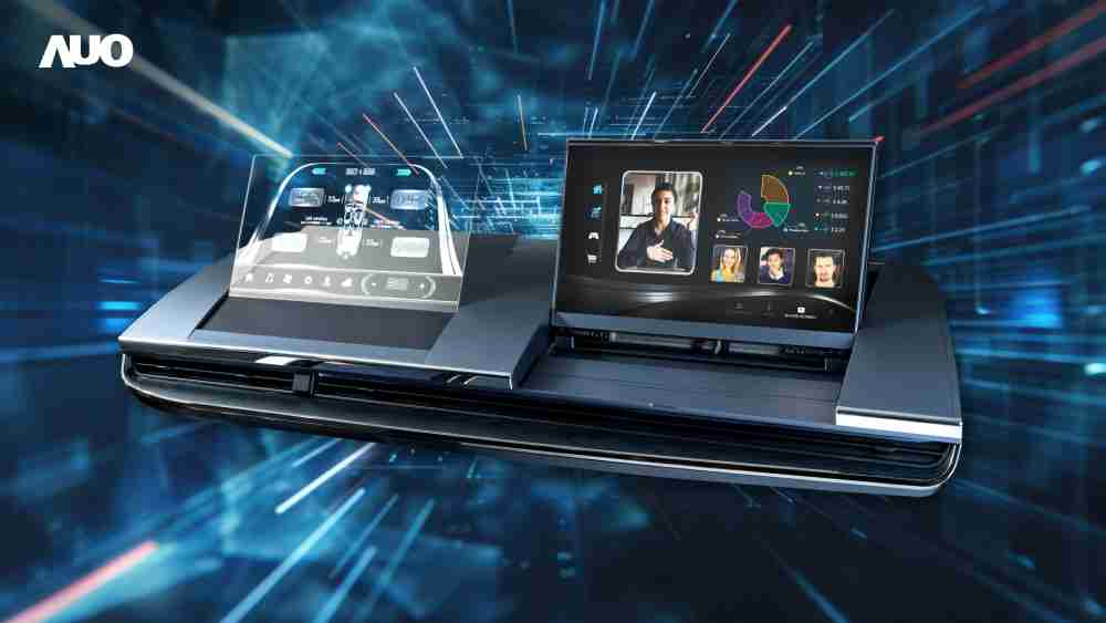 尊时凯龙Micro LED Display HMI解决方案打造透明Micro LED前座仪表，，呈现信息并保留驾驶视野开阔；亦为副驾驶座乘客打造收放自如的Micro LED屏幕，，，，在不影响显示质量的前提于显示区内建镜头，，，让用户能与视讯对象直接眼神接触，，，，提供绝佳的双向沟通体验